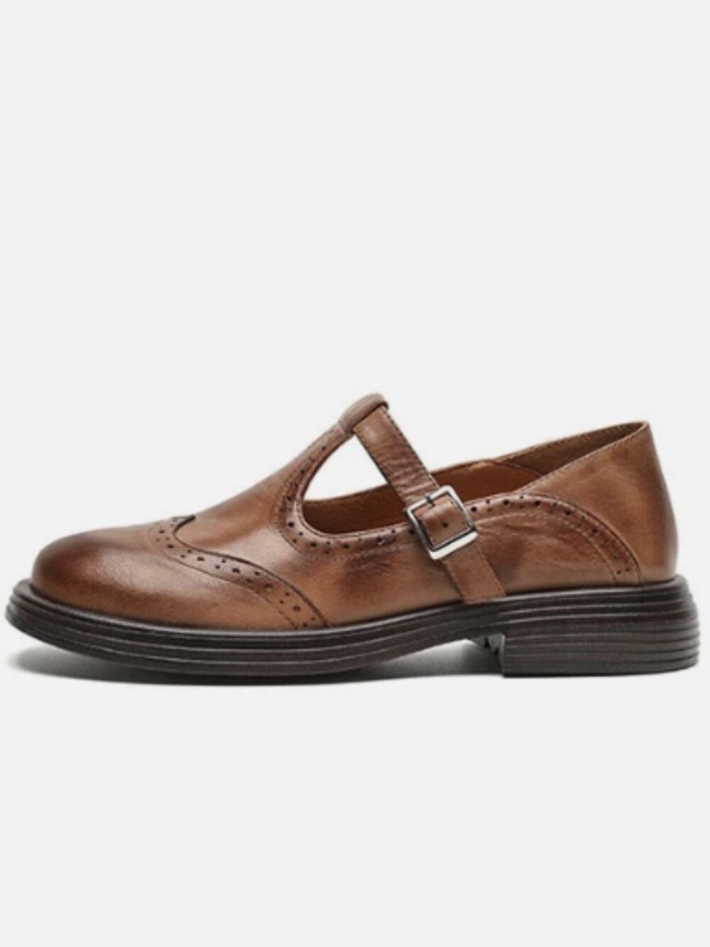 Retro British Style Mary Jane Shoes - Picture 4 of 16